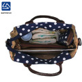 wholesale fashion dot diaper tote bag for mother